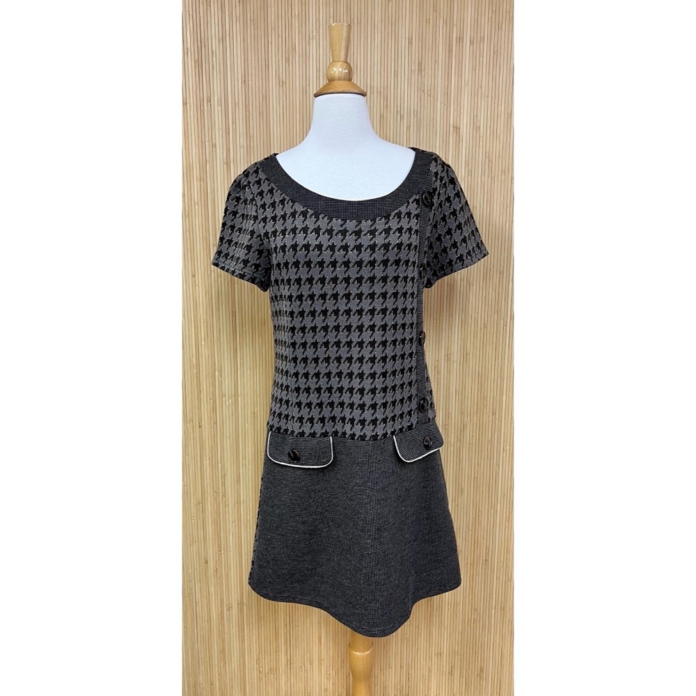 Fabulous Yumi Kim Knit Houndstooth Shift Dress